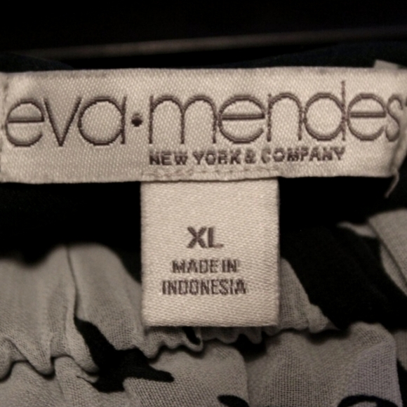 Eva Mendes New York & Co. Chiffon Off the Shoulder Floral Midi Dress, XL - Picture 5 of 6